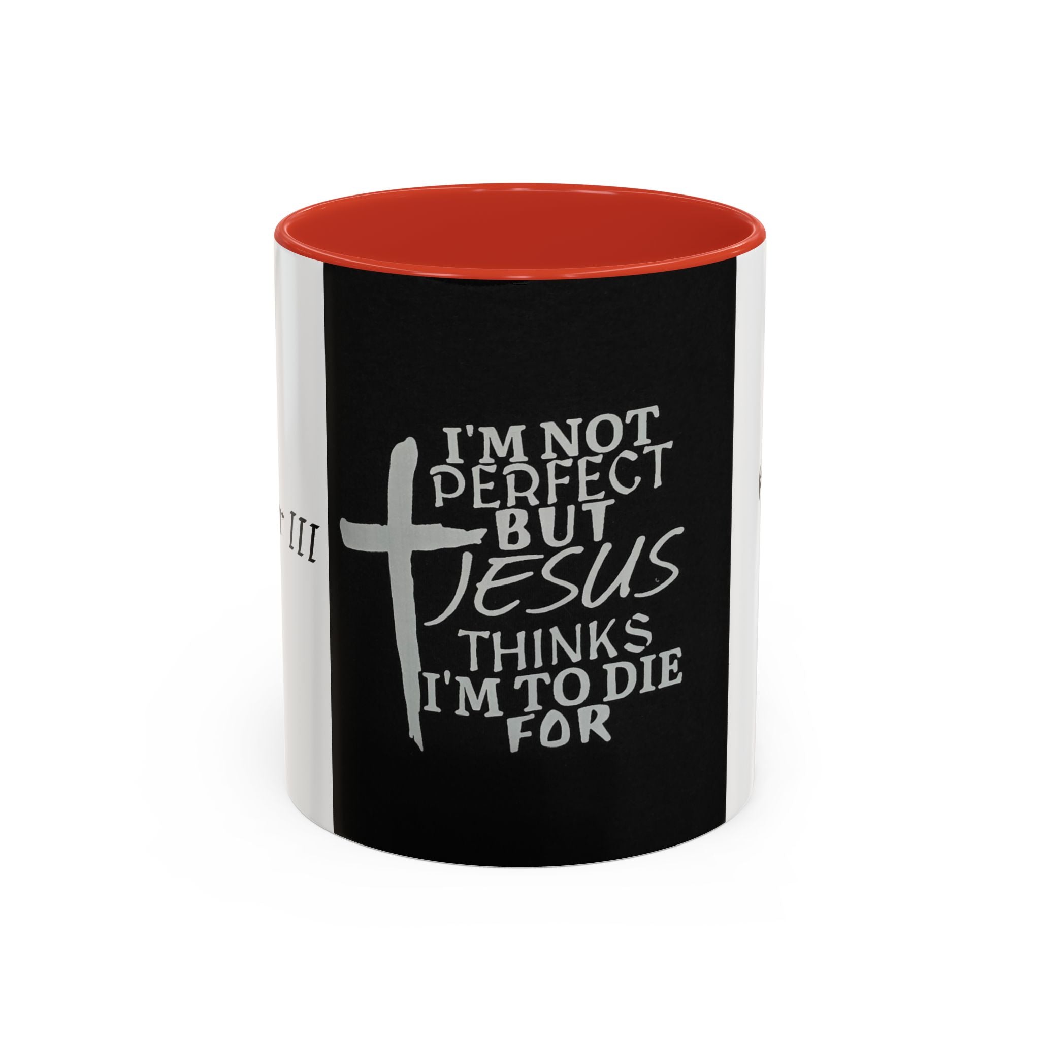 JParker.Jesus Thinks I’m Worth Dying For Coffee Mug — Christian Cross Accent Mug