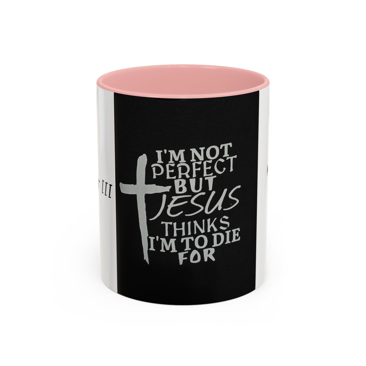 JParker.Jesus Thinks I’m Worth Dying For Coffee Mug — Christian Cross Accent Mug