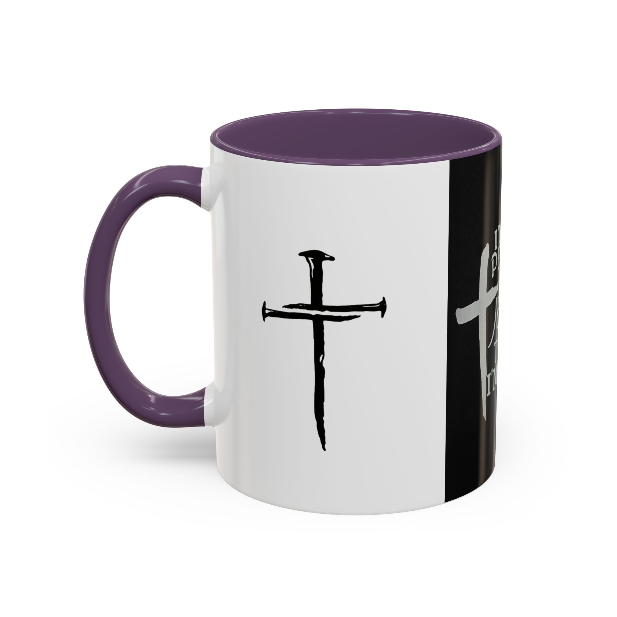 Jesus Thinks I’m Worth Dying For Coffee Mug — Christian Cross Accent Mug