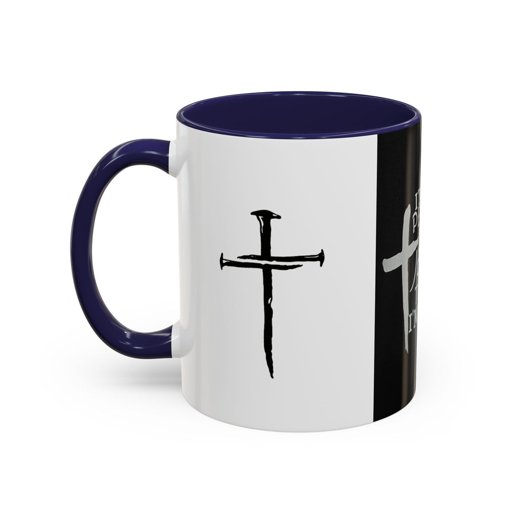 Jesus Thinks I’m Worth Dying For Coffee Mug — Christian Cross Accent Mug