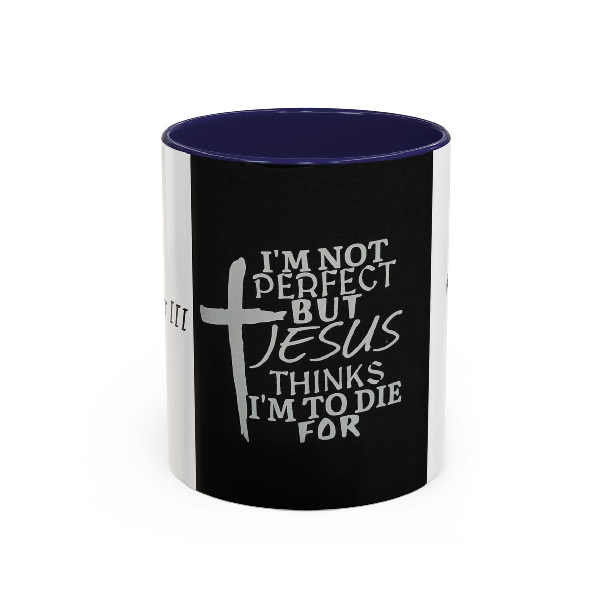JParker.Jesus Thinks I’m Worth Dying For Coffee Mug — Christian Cross Accent Mug
