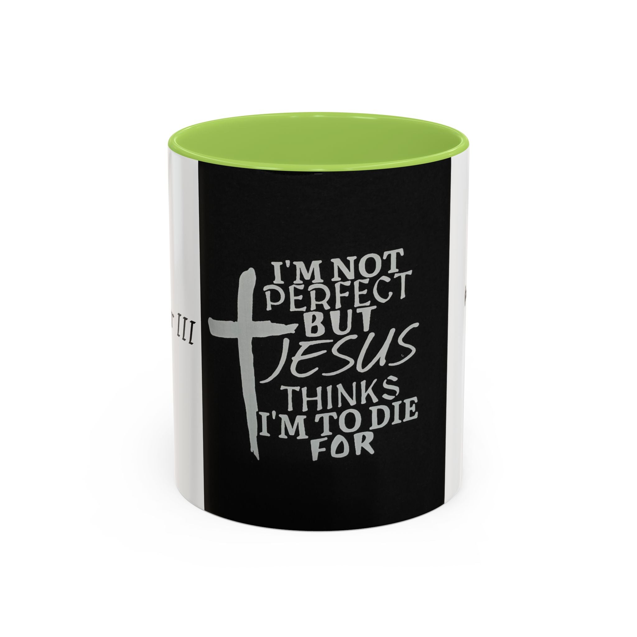 JParker.Jesus Thinks I’m Worth Dying For Coffee Mug — Christian Cross Accent Mug