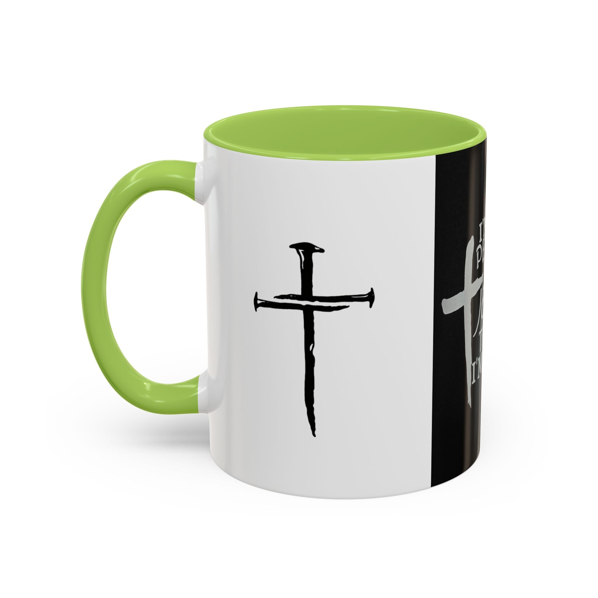 Jesus Thinks I’m Worth Dying For Coffee Mug — Christian Cross Accent Mug