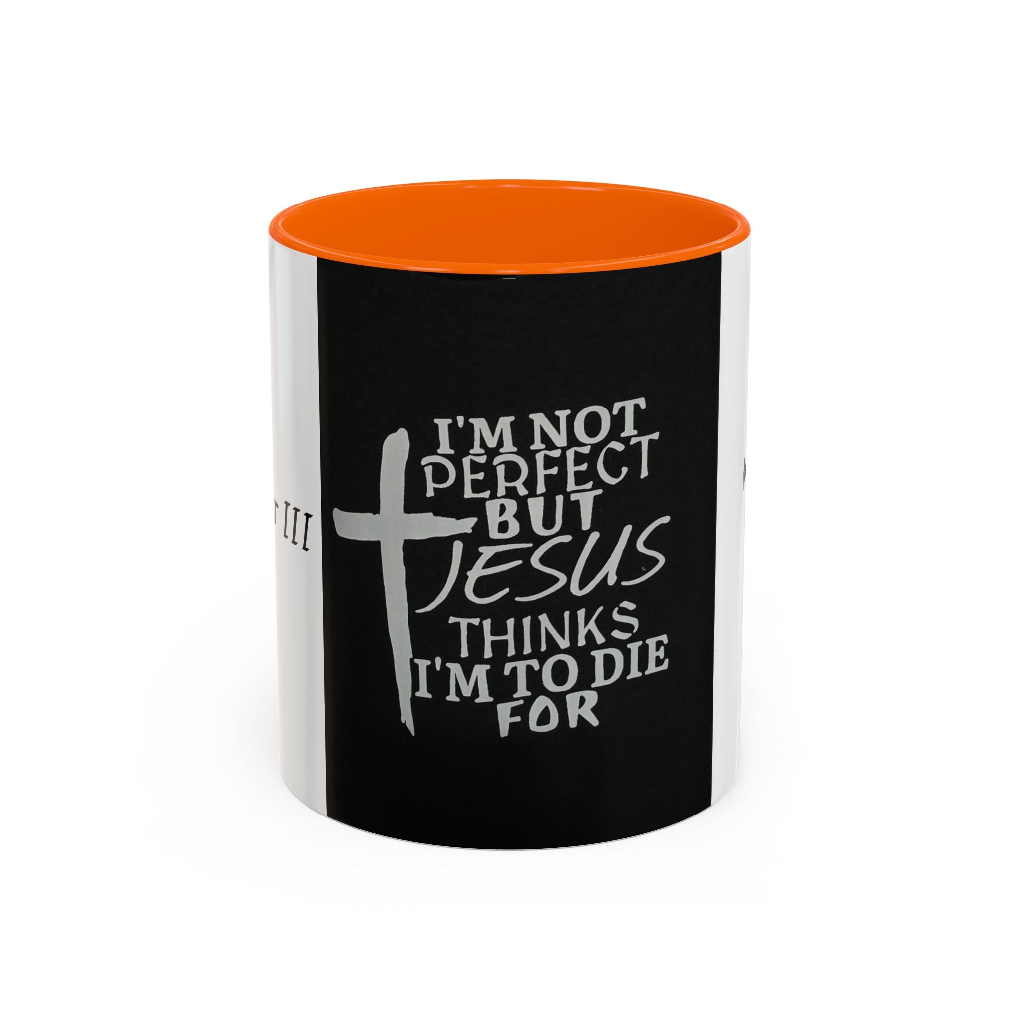 JParker.Jesus Thinks I’m Worth Dying For Coffee Mug — Christian Cross Accent Mug