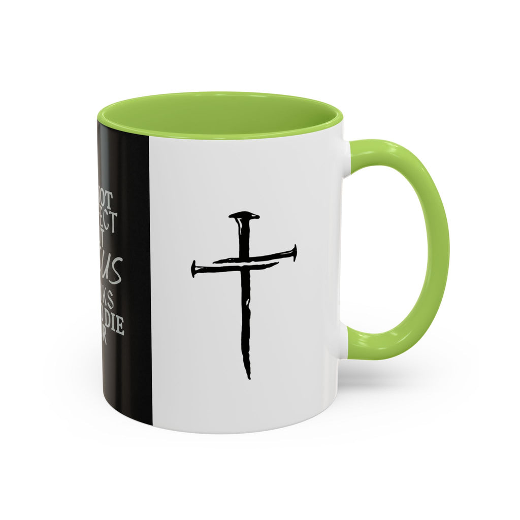 JParker.Jesus Thinks I’m Worth Dying For Coffee Mug — Christian Cross Accent Mug