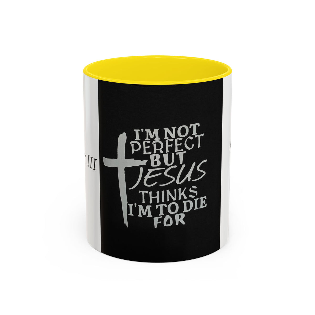 JParker.Jesus Thinks I’m Worth Dying For Coffee Mug — Christian Cross Accent Mug