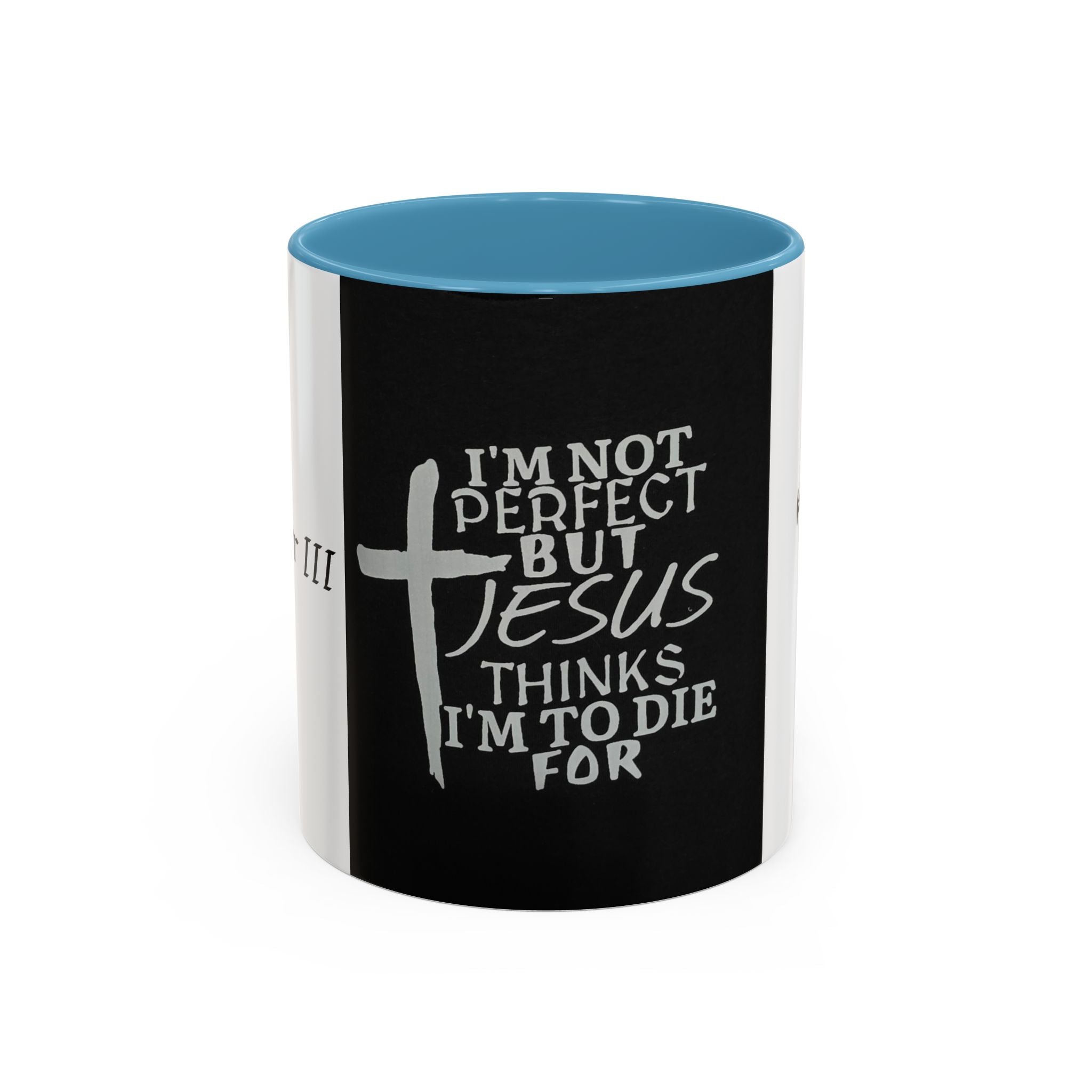 JParker.Jesus Thinks I’m Worth Dying For Coffee Mug — Christian Cross Accent Mug