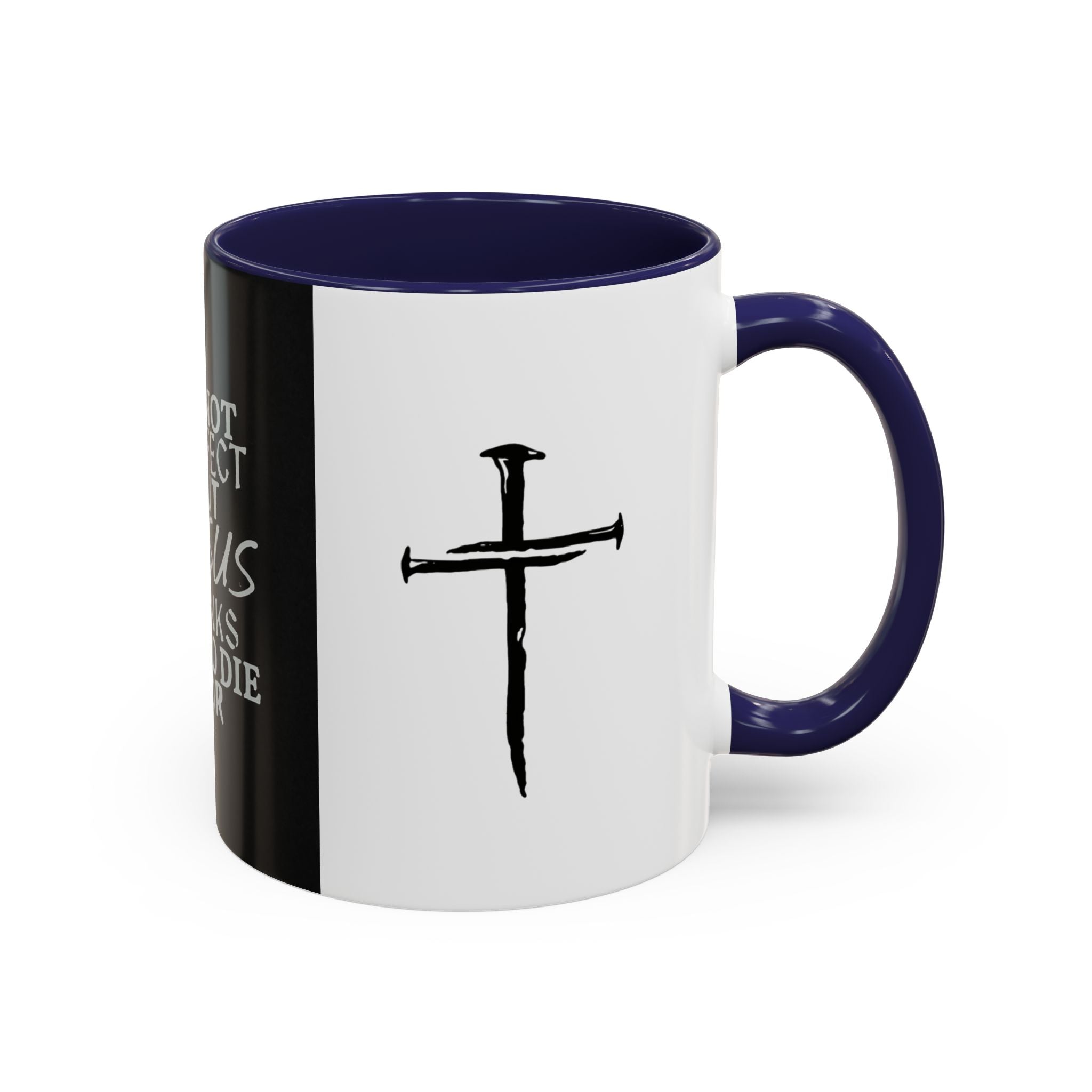 JParker.Jesus Thinks I’m Worth Dying For Coffee Mug — Christian Cross Accent Mug
