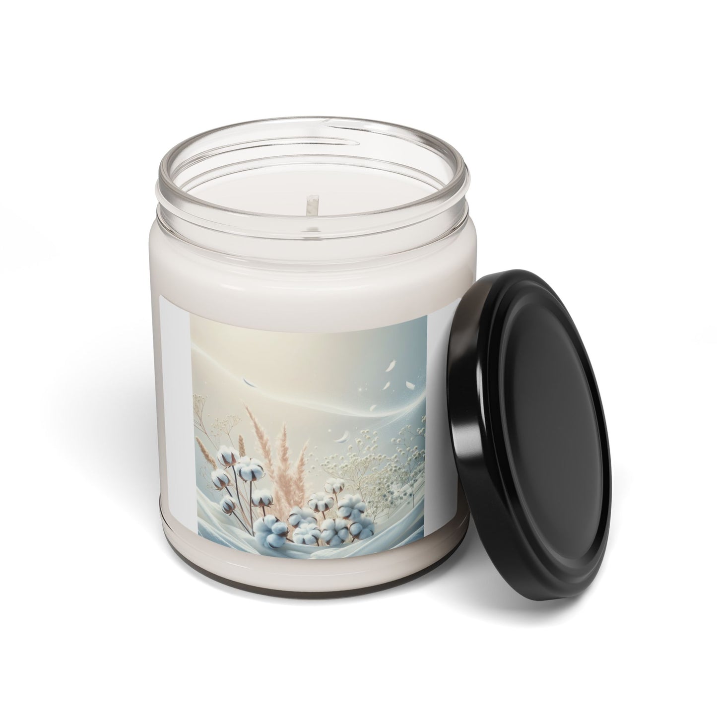 Serene Nature Scented Soy Candle, Aromatherapy Candle, Relaxing Gift, Eco-friendly Home Décor, Artistic Candle Art