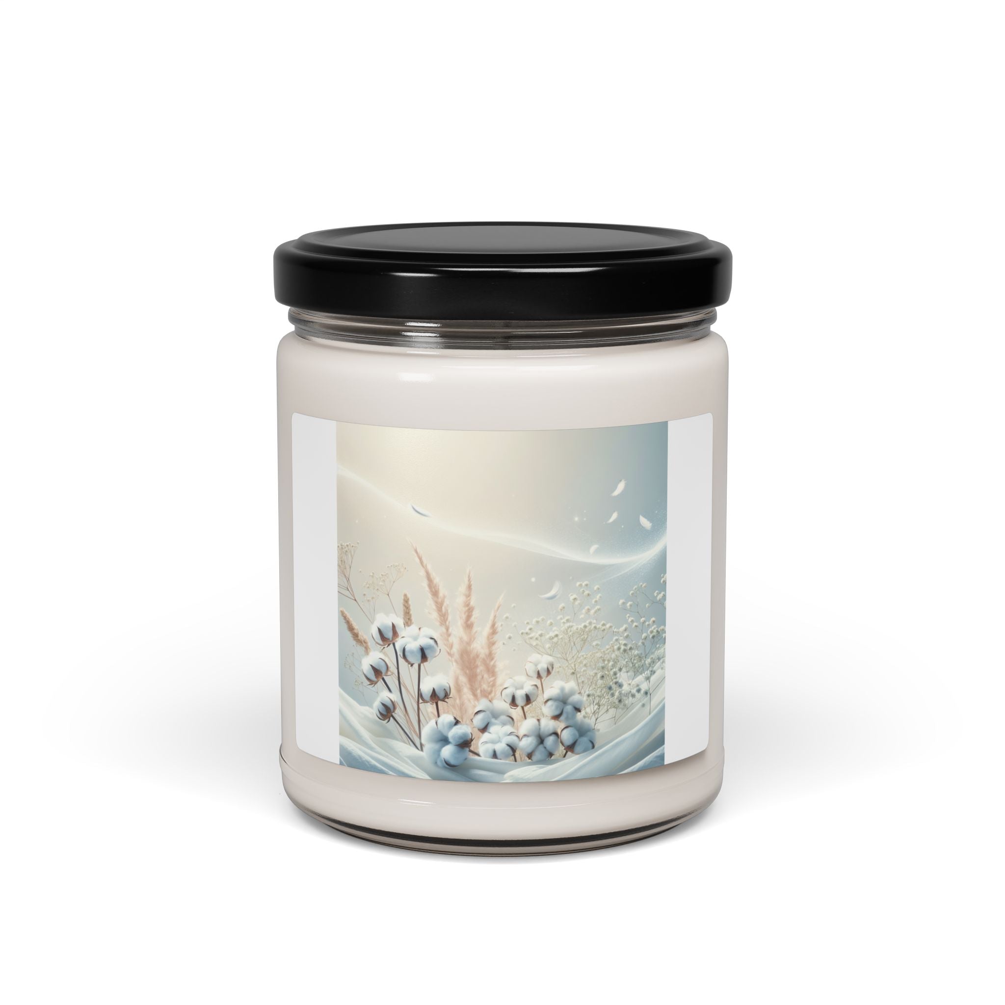 Serene Nature Scented Soy Candle, Aromatherapy Candle, Relaxing Gift, Eco-friendly Home Décor, Artistic Candle Art