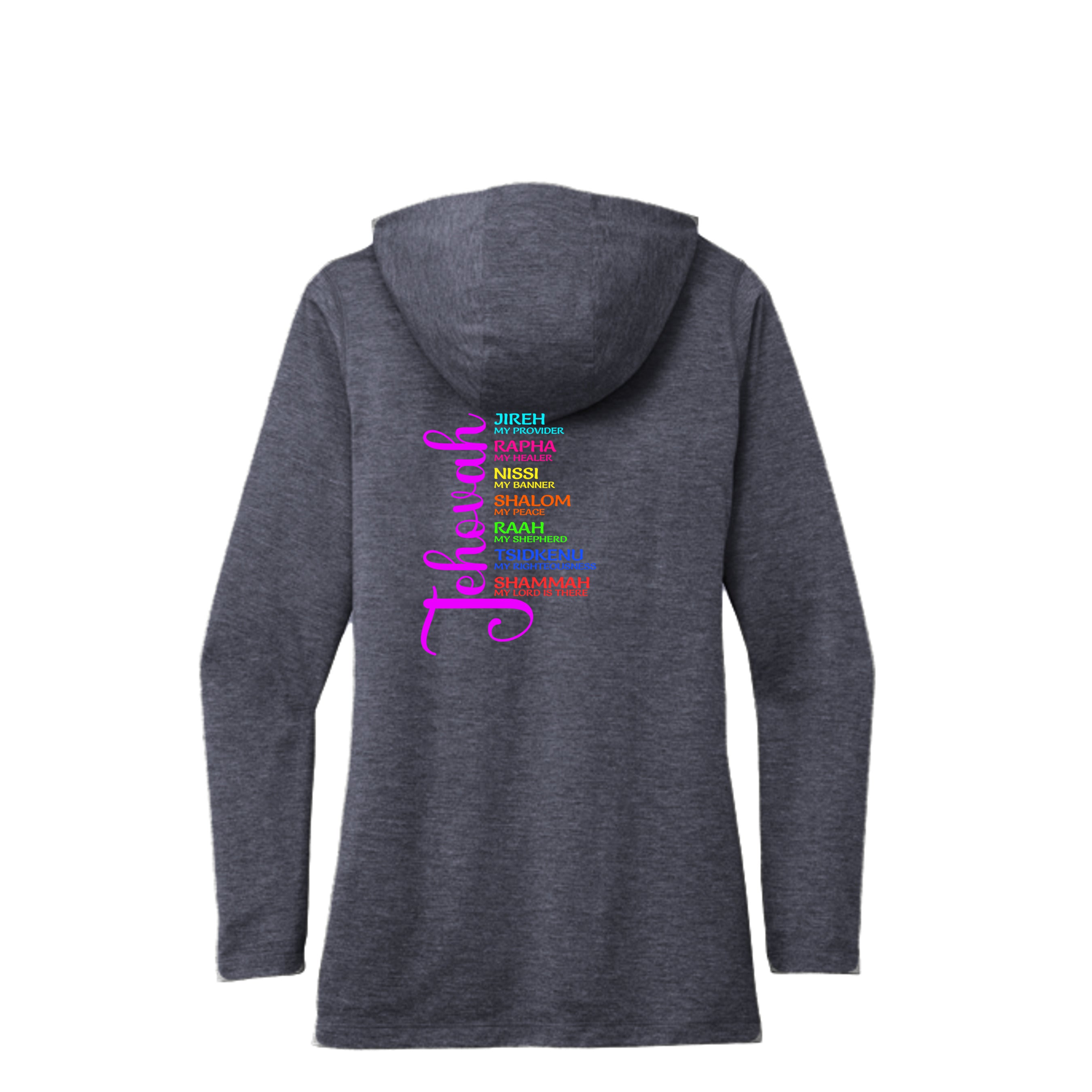 True Navy Hthr - LST406 - BACK