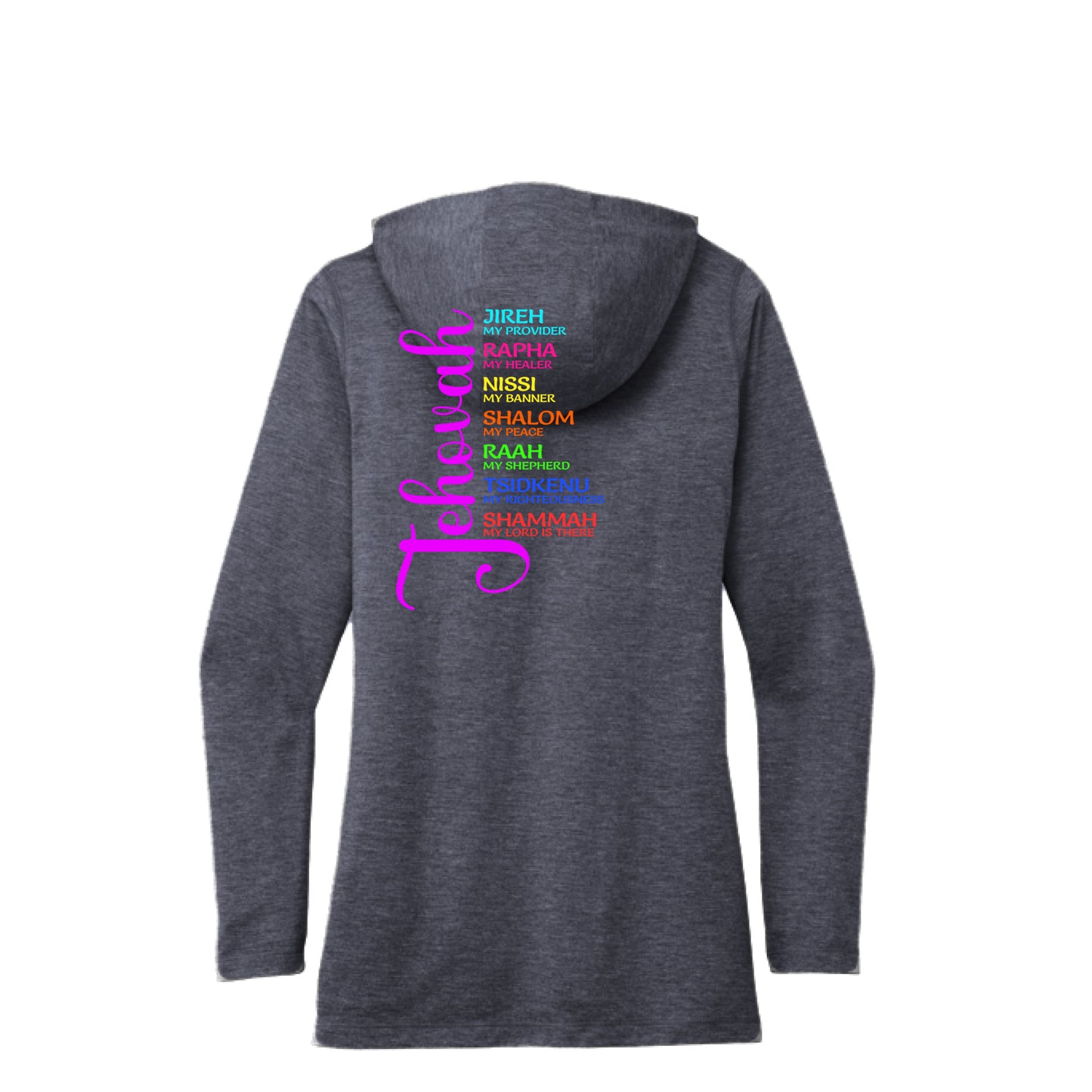 True Navy Hthr - BACK