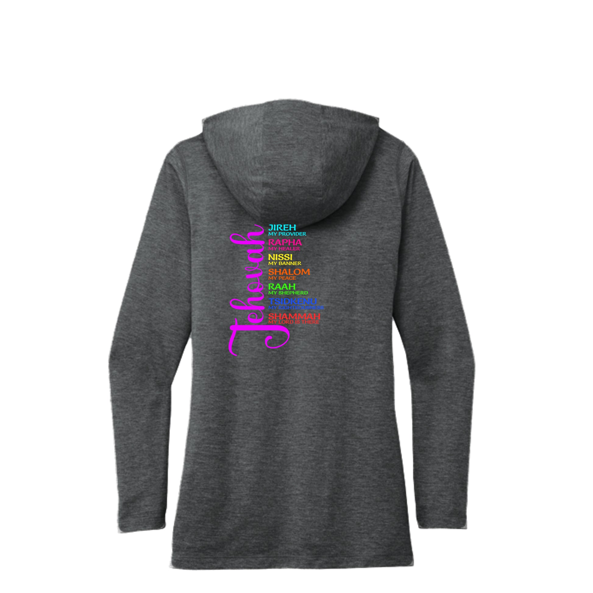 Dark Grey Hthr - LST406 - BACK