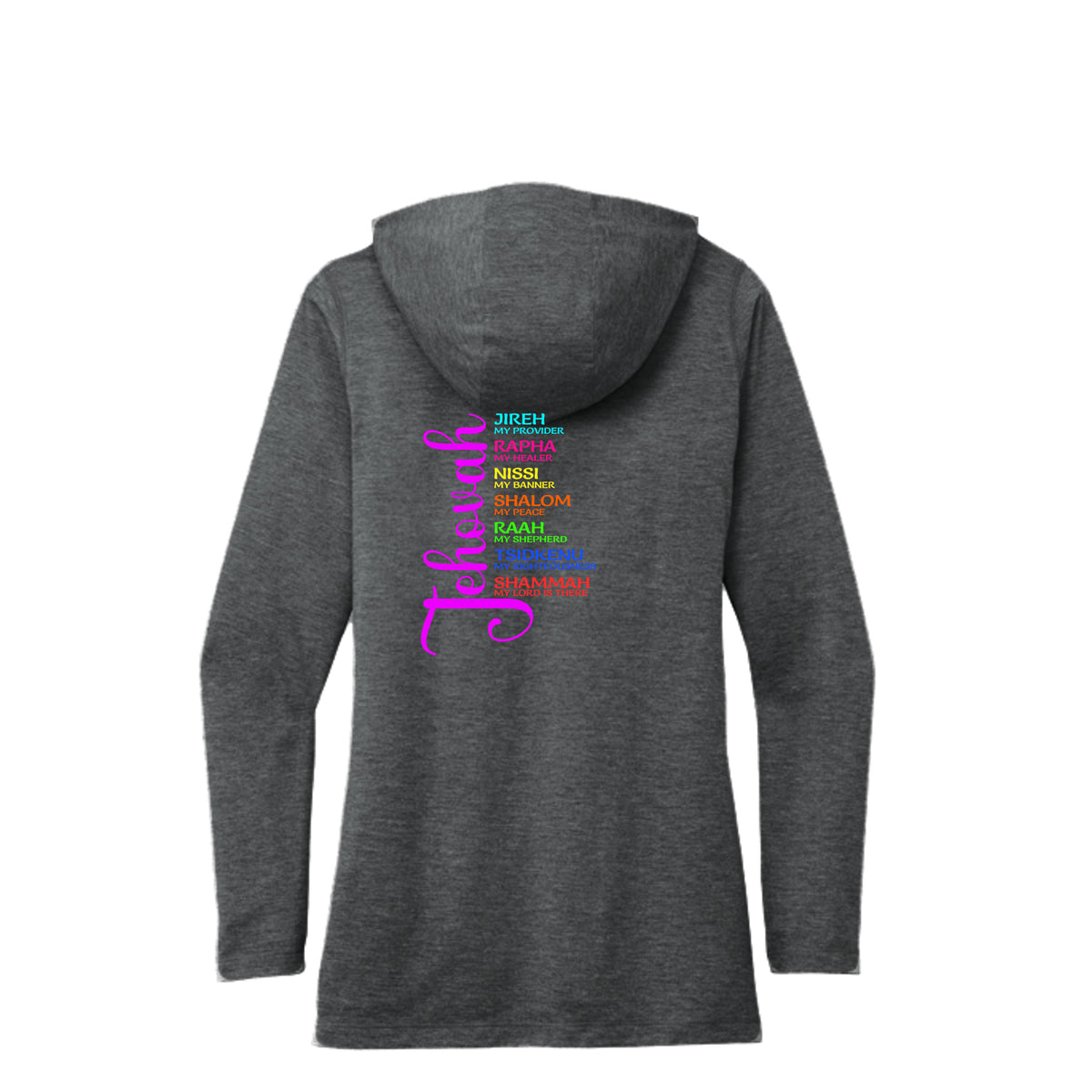 Dark Grey Hthr - LST406 - BACK