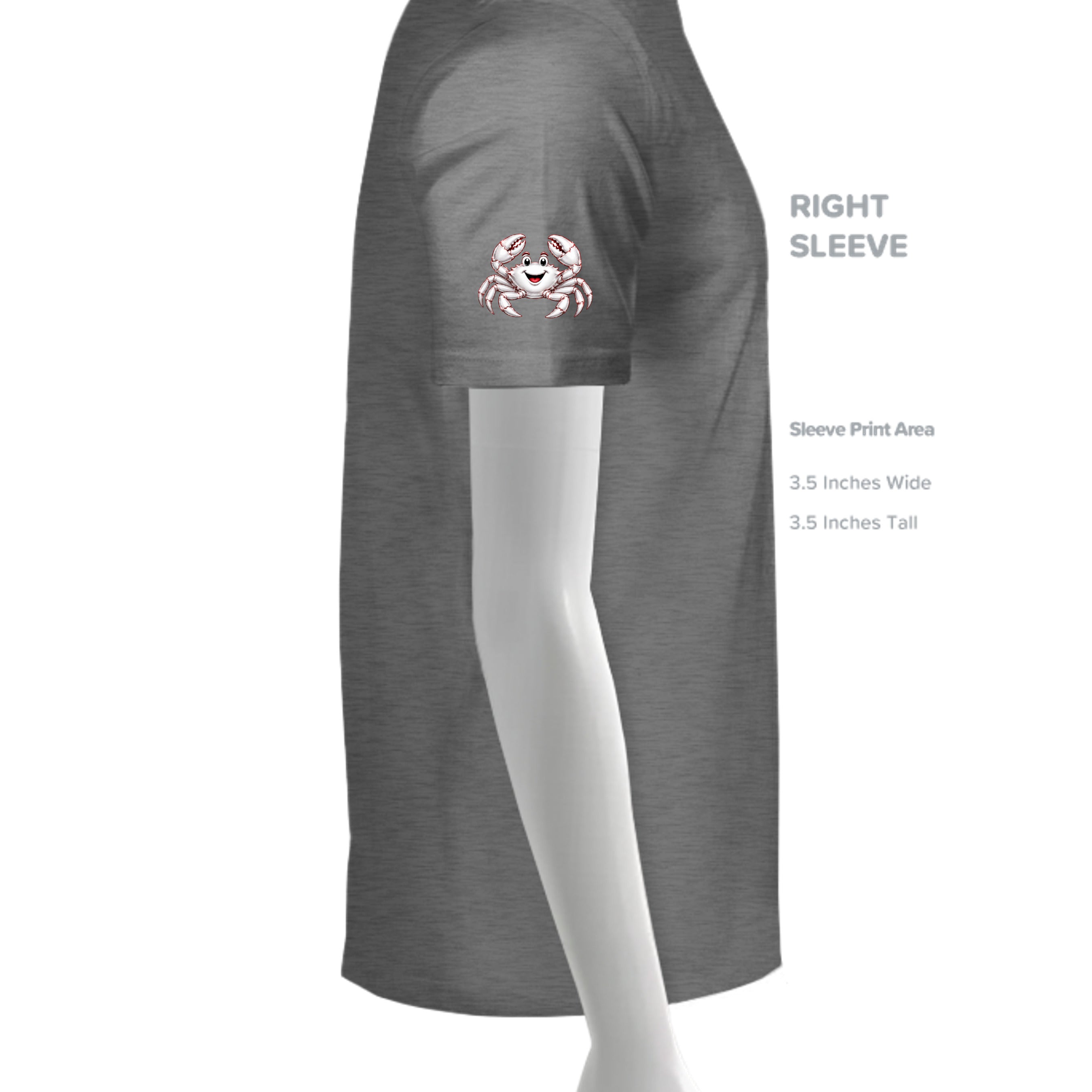 GRAPHITE HEATHER - G500 - SLEEVE_RIGHT