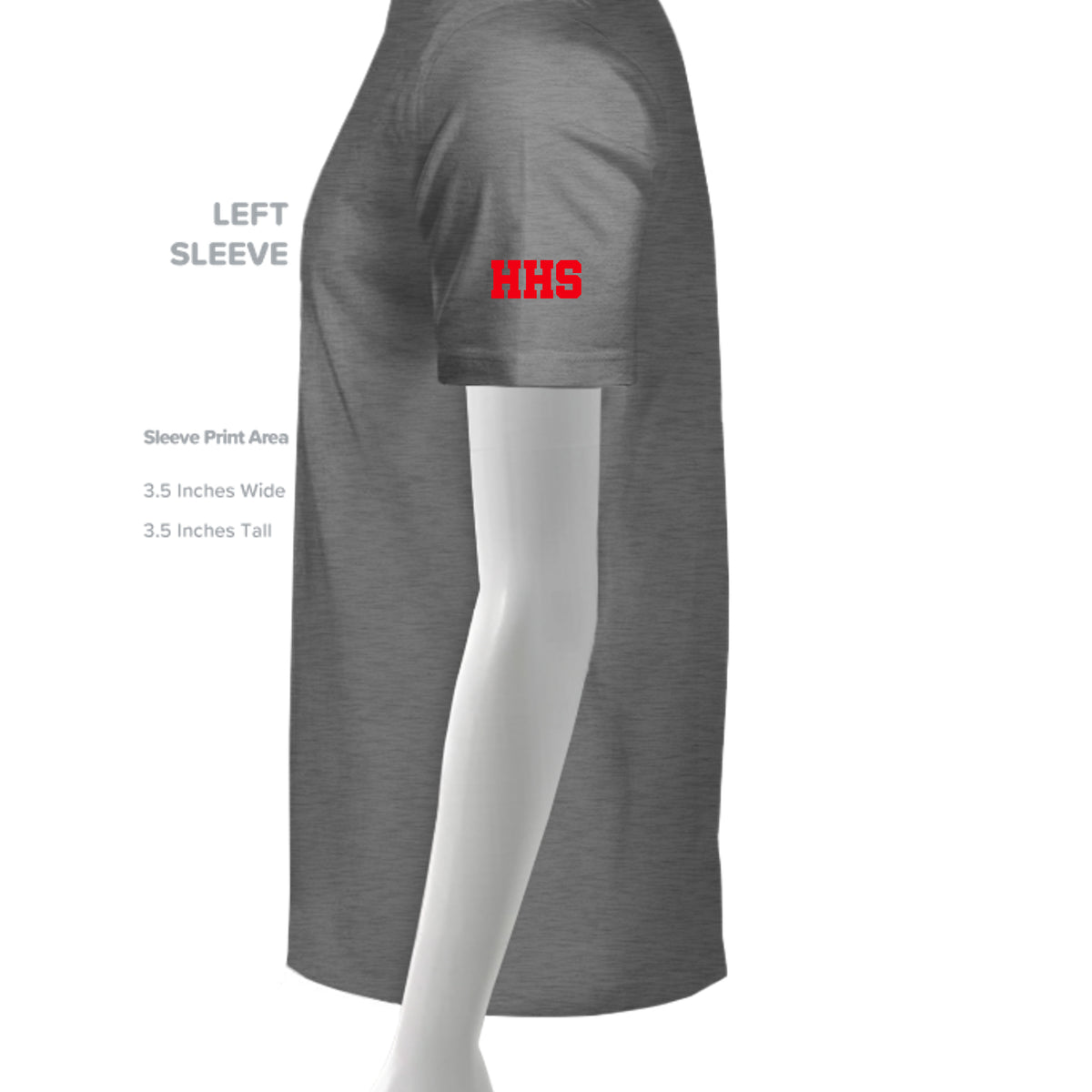 GRAPHITE HEATHER - G500 - SLEEVE_LEFT